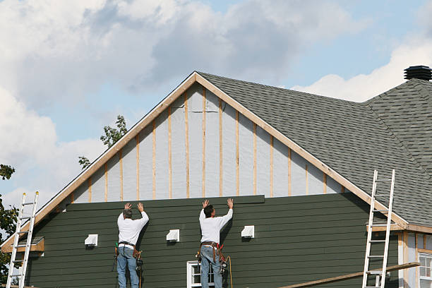 Professional Siding Replacement technician working in Courtland, VA